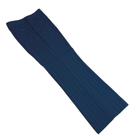 90s Rafaella Pinstripe Wide Leg, High Waist Dress Pants Trousers - Picture 3 of 13